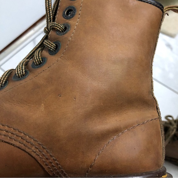 Vintage Dr. Martens Brown Platform Boots - Picture 9 of 16
